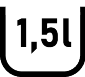 Capacità 1,5 litri