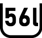 Capacità 56 litri