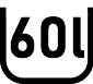 Capacità 60 litri