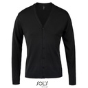 (90011) Men´s Golden V-Neck Knitted Cardigan [L418]