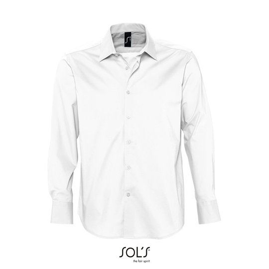 (17000) Men´s Stretch-Shirt Brighton Long Sleeve [L633]