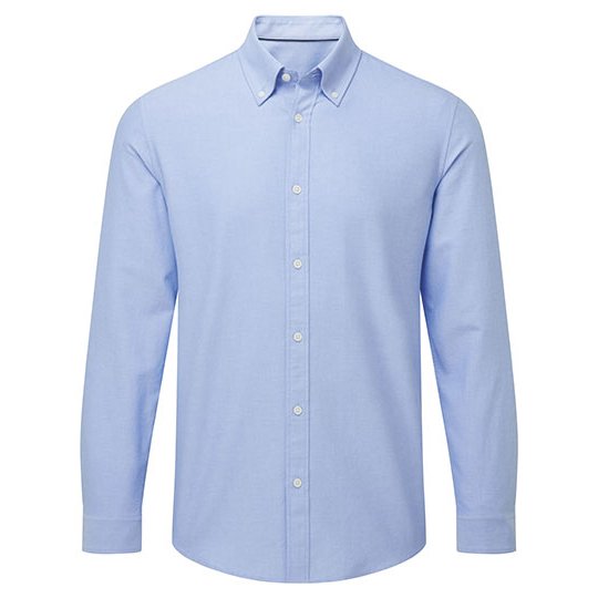 [1000406554] Men´s Cotton Long Sleeve Oxford Shirt [AQ039] (S, Light Blue)