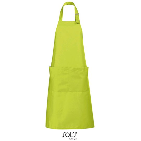 [1000125101] (88010) Long Apron Gala [L990] (Apple Green)