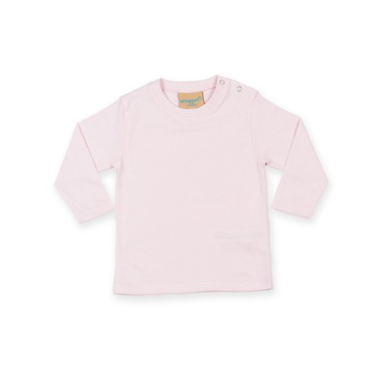 [1000128006] Long Sleeved T-Shirt [LW021] (0/6 months, Pale Pink)