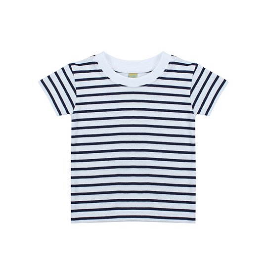 (LW027) Short Sleeved Stripe T Shirt