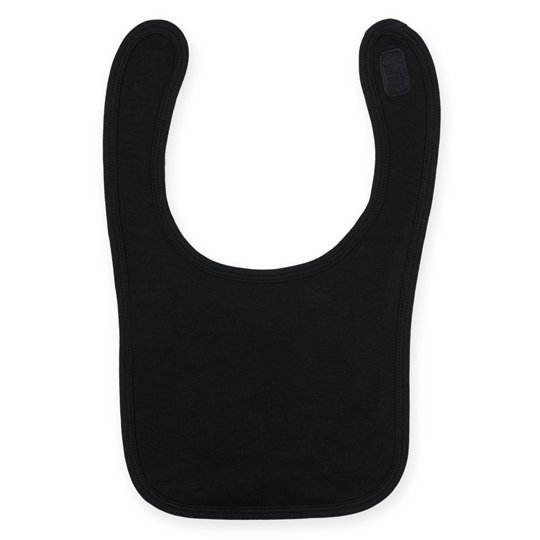 [1000128224] Plain And Contrast Bib [LW082] (Black)