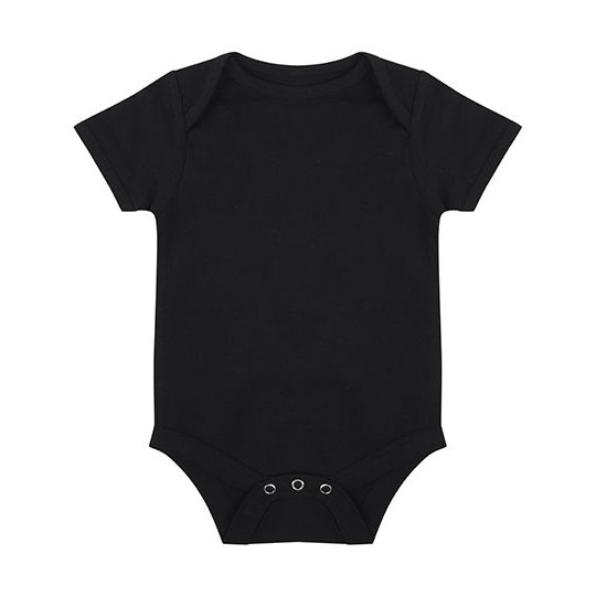 [1000251205] Essential Short Sleeved Bodysuit [LW500] (0-3 months, Black)