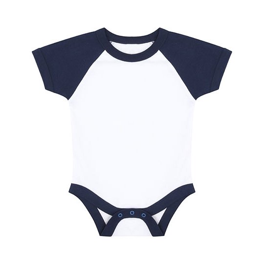(LW502) Essential Short Sleeved Baseball Bodysuit