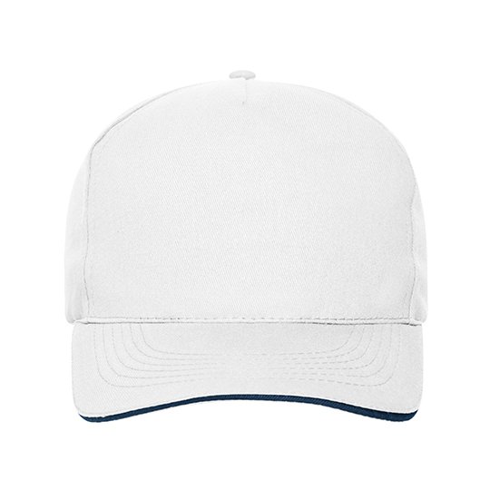(MB6238) 5 Panel Sandwich Cap Bio Cotton