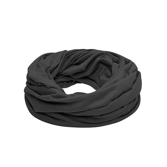 [1000128943] Heather Summer Loop-Scarf [MB6578] (Black Melange)