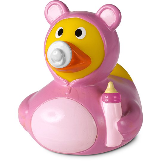 [1000247966] (M131138) Schnabels® Squeaky Duck Baby [MBW131138] (Pink)
