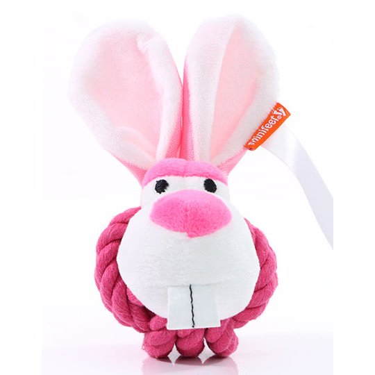 (M170021) MiniFeet® Dog Toy Knotted Animal Rabbit