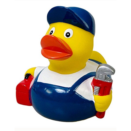 (M131244) Schnabels® Squeaky Duck Plumber [MBW31244]