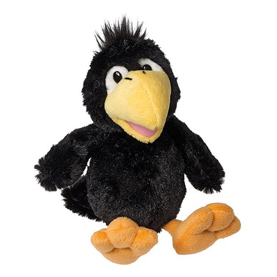 (M160627) MiniFeet® Plush Raven Karl