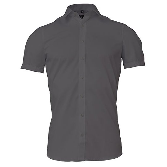 [1000386429] (679912/759912) Men´s Shirt Body Fit Short Sleeve [MV679912] (36, Anthracite)