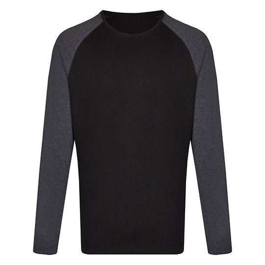[1000245799] my mate - Unisex Long Sleeve [MY210] (XS, Black / Heather Black)