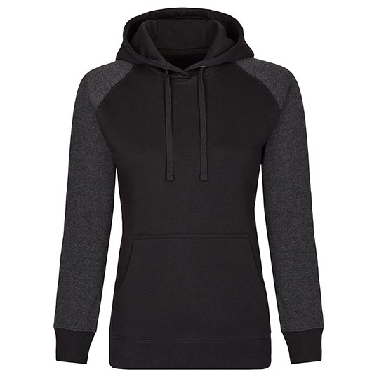 [1000246184] my mate - Ladies´ Hoody [MY620] (XS, Black / Heather Black)