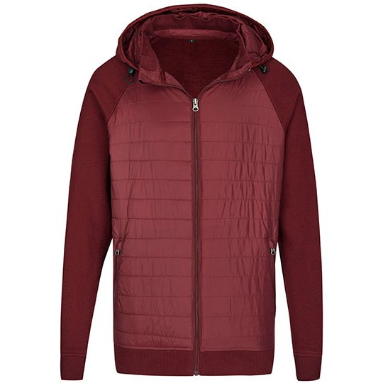 [1000289402] my mate - Unisex Hybrid Jacket [MY810] (XS, Burgundy)