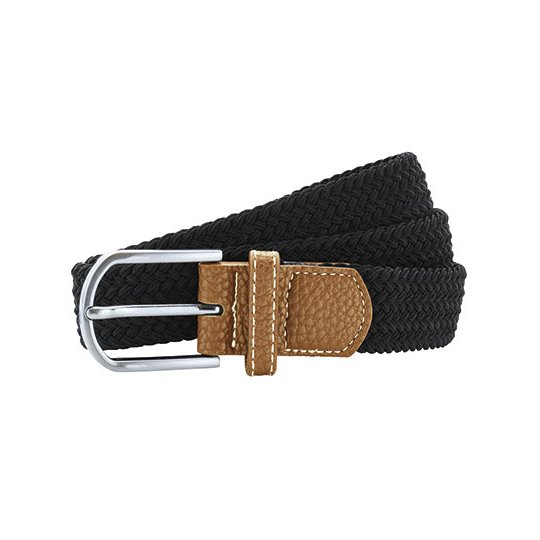 [1000405462] Braid Stretch Belt [AQ900] (Black)
