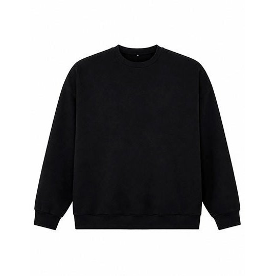 [1000386119] (1000) Unisex Sweatshirt [MYS510] (4XL, Black)