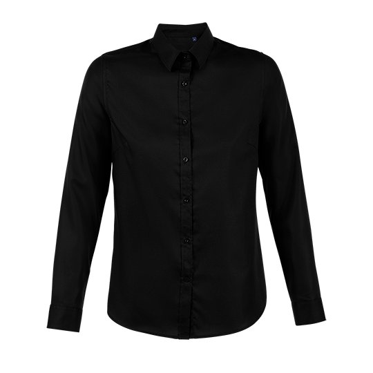 [1000342331] (03183) Women´s Shirt Blaise [NB3183] (S, Deep Black)