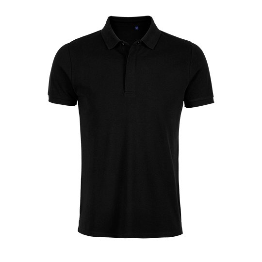 [1000342485] (03188) Men´s Piqué Polo Shirt Owen [NB3188] (S, Deep Black)