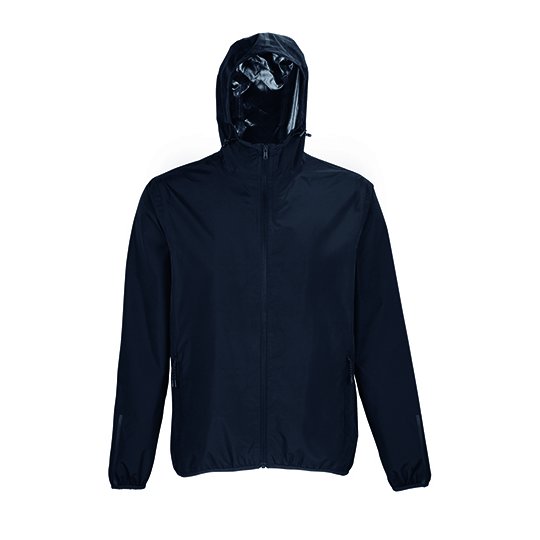 [1000342791] (03781) Unisex Waterproof Windbreaker Jacket Andrea [NB3781] (XS, Deep Black)