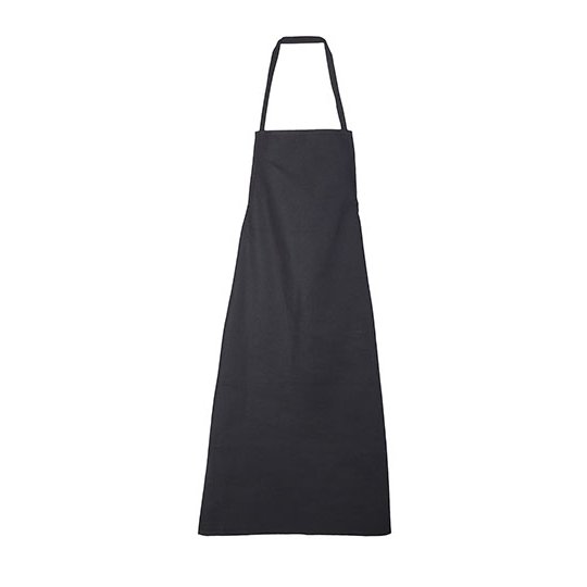 [1000408479] (04455) High-End Bib Apron [NB4455] (Deep Black)
