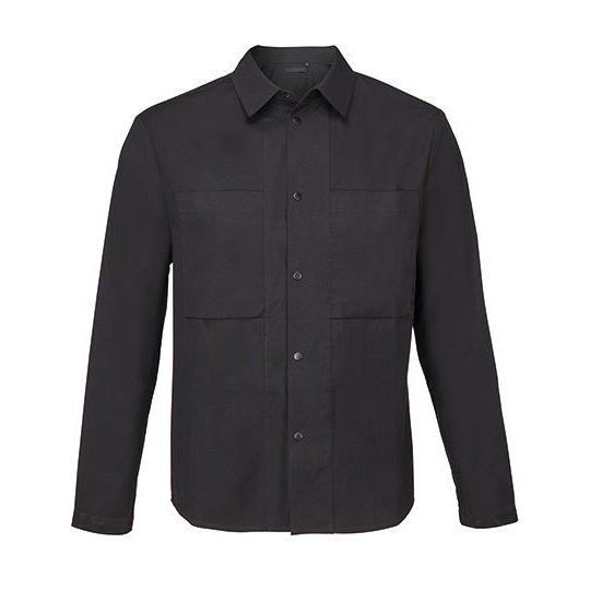 [1000419840] (04802) Unisex Fashionable Overshirt Madden [NB4802] (XS, Deep Black)