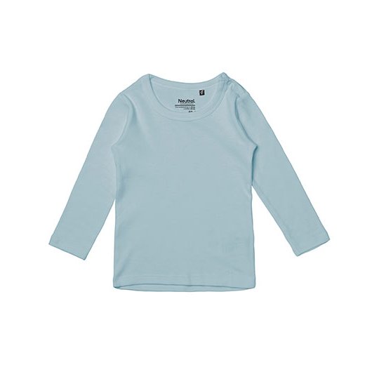 [1000404950] (O11001) Babies Long Sleeve T-Shirt [NE11001] (62, Light Blue)