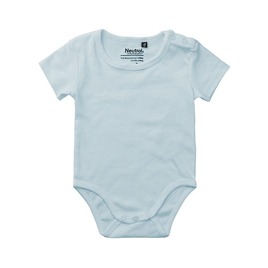 [1000132871] (O11030) Babies Short Sleeve Bodystocking [NE11030] (62, Light Blue)