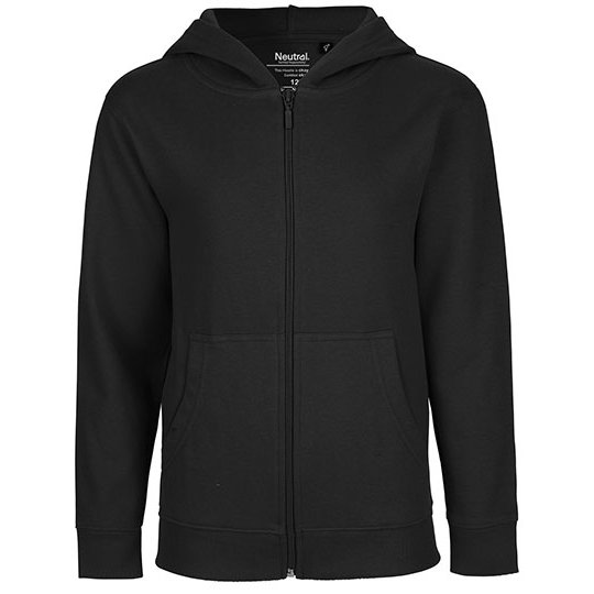 [1000132931] (O13301) Kids´ Zip Hoodie [NE13301] (92/98, Black)
