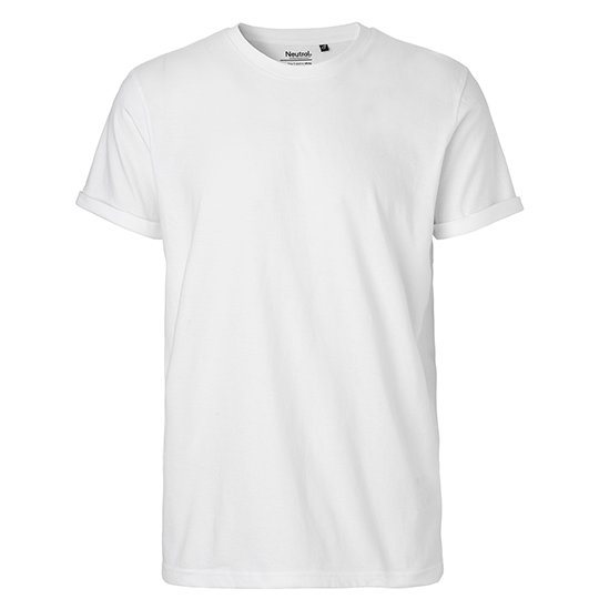 (O60012) Men´s Roll Up Sleeve T-Shirt [NE60012]
