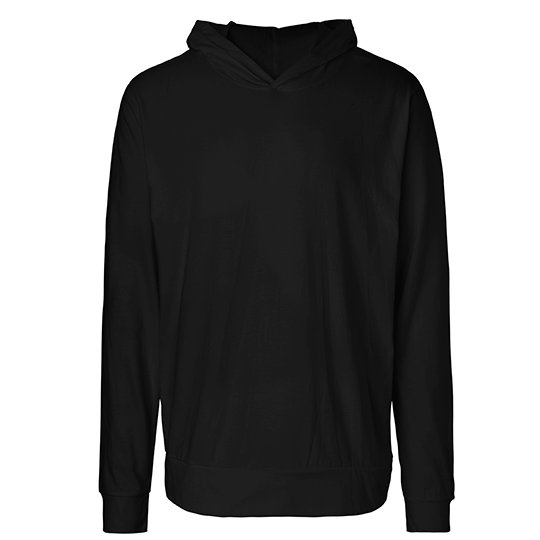 [1000211900] (O62101) Unisex Jersey Hoodie [NE62101] (XS, Black)