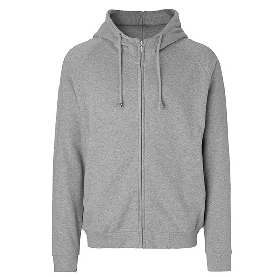 (O63401) Unisex Hoodie With Hidden Zip
