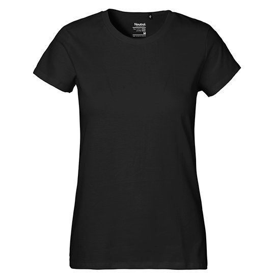[1000212144] (O80001) Ladies´ Classic T-Shirt [NE80001] (XS, Black)