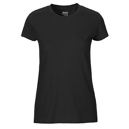 [1000133460] (O81001) Ladies´ Fit T-Shirt [NE81001] (XS, Black)