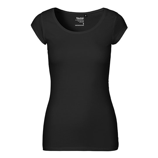 [1000133556] (O81010) Ladies´ Roundneck T-Shirt [NE81010] (XS, Black)