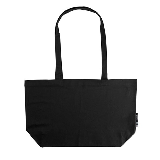 [1000212431] (O90015) Shopping Bag With Gusset [NE90015] (Black)