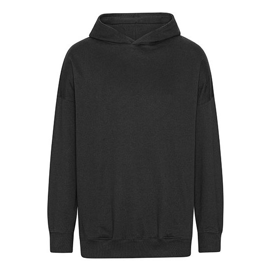 [1000395782] (T63112) Oversized Hoodie with Side Pockets [NET63112] (XS, Black)