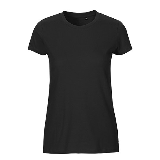 [1000345055] (T81001) Tiger Cotton Ladies T-Shirt [NET81001] (XS, Black)