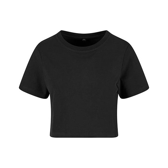 [1000391783] Ladies Cropped Tee [NM006] (XS, Black)