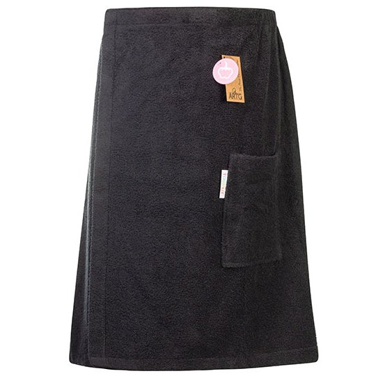 [1000243962] (042.50) Sauna Kilt Men [AR042] (65 x 150 cm, Black)