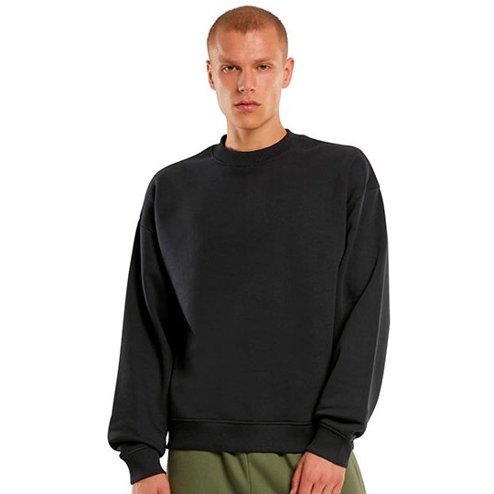 [1000392842] Oversized Crewneck [NM012] (XXS, Black)