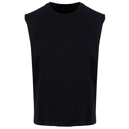 [1000392982] Sleeveless Tee [NM016] (XS, Black)
