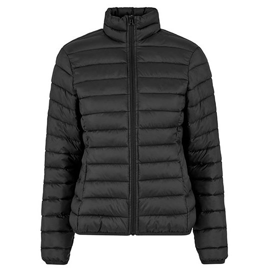 [1000392035] Ladies Light Puffer Jacket [NM030] (XS, Black)