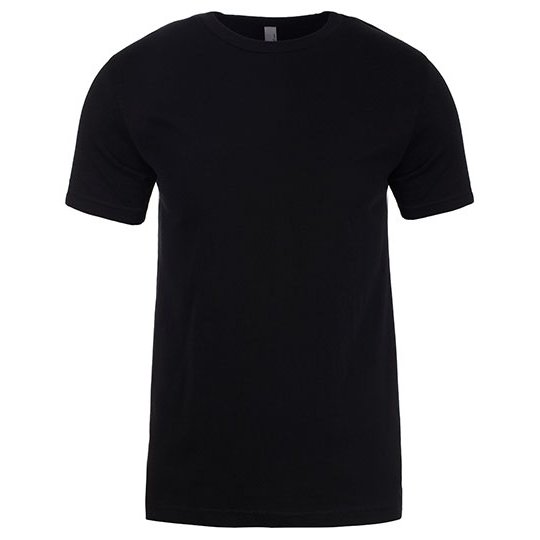 [1000275194] (N3600) Unisex Crew Neck T-Shirt [NX3600] (XS, Black)