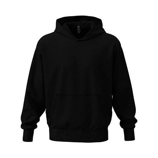 [1000393613] (N9307) Unisex Heavyweight Hoodie [NX9307] (XS, Black)