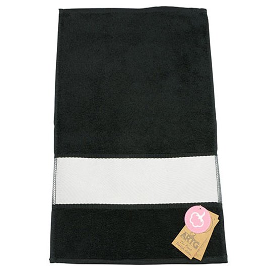 [1000283910] SUBLI-Me® Guest Towel [AR085] (Black)