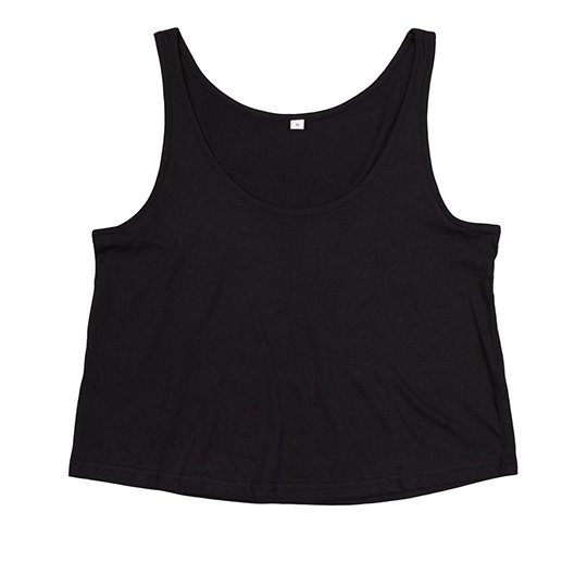 [1000212798] (M127) Women´s Organic Crop Vest [P127] (S, Black)